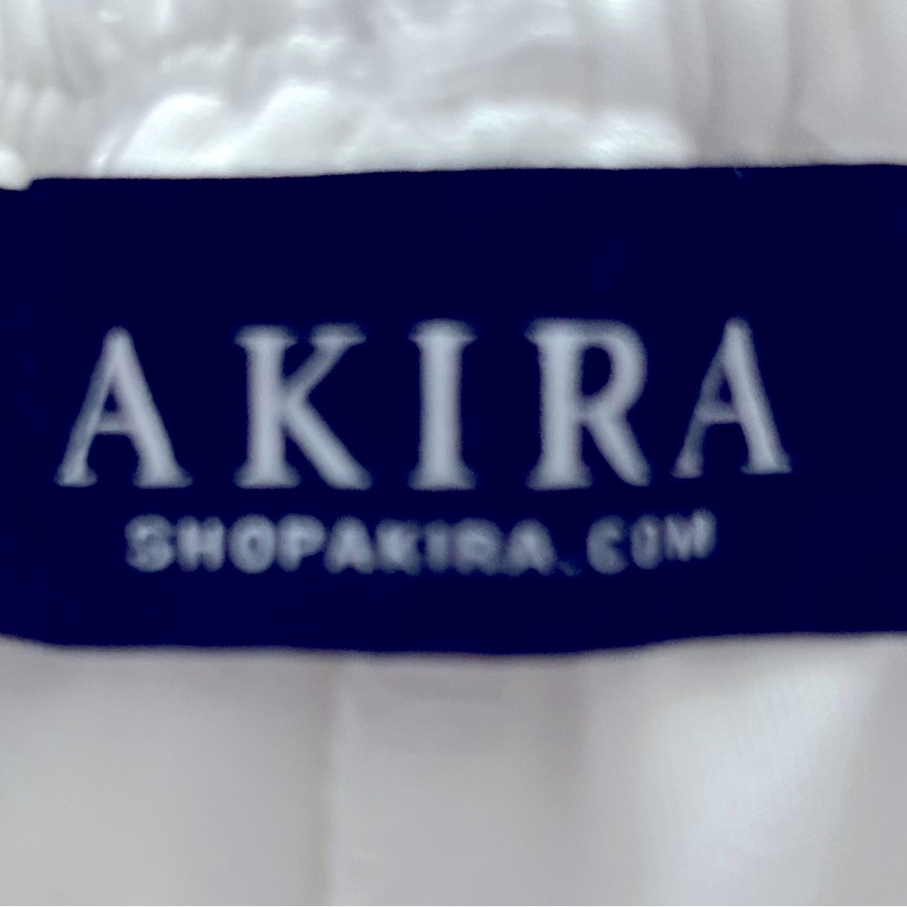 Akira Medium White Summery Sleeveless Jumpsuit - Picture 3 of 4